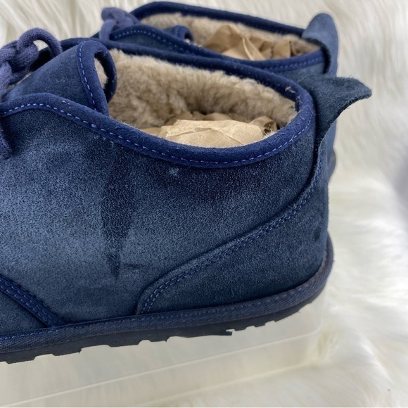 UGG NEUMEL CHUNKY WINTER BOOTS COLOR NAVY SIZE 9 - Picture 4 of 9
